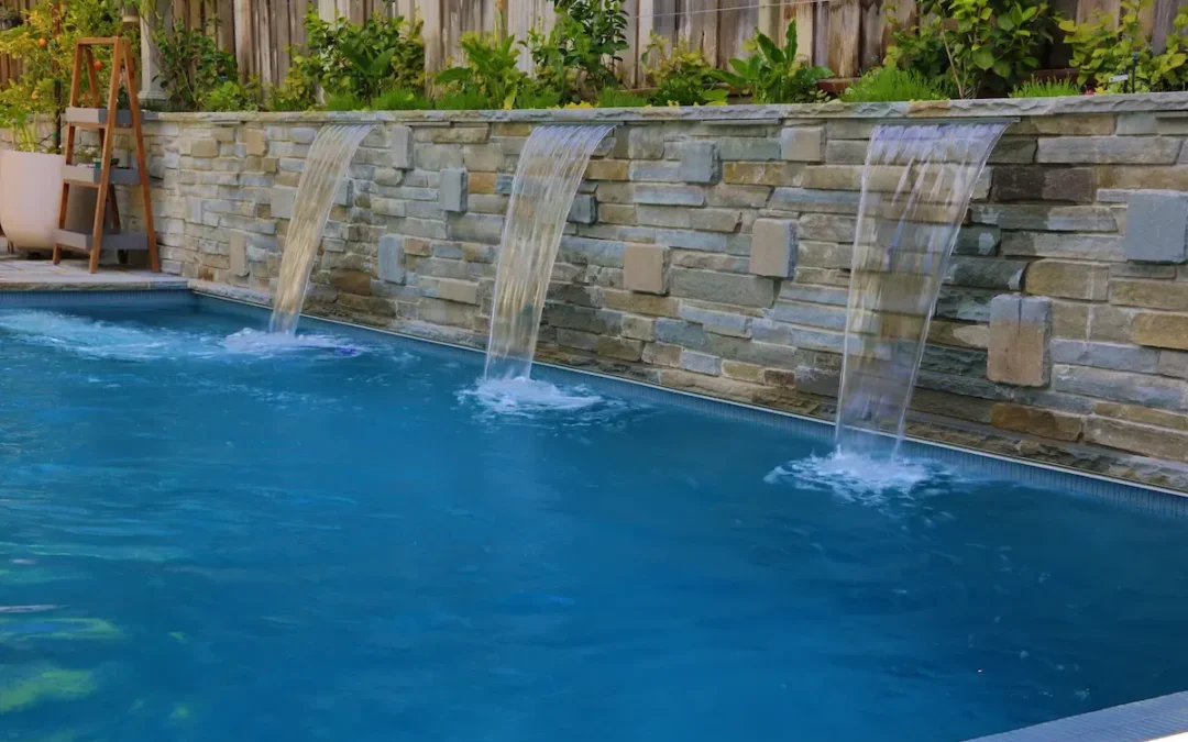 Water features for swimming pool owners - scuppers